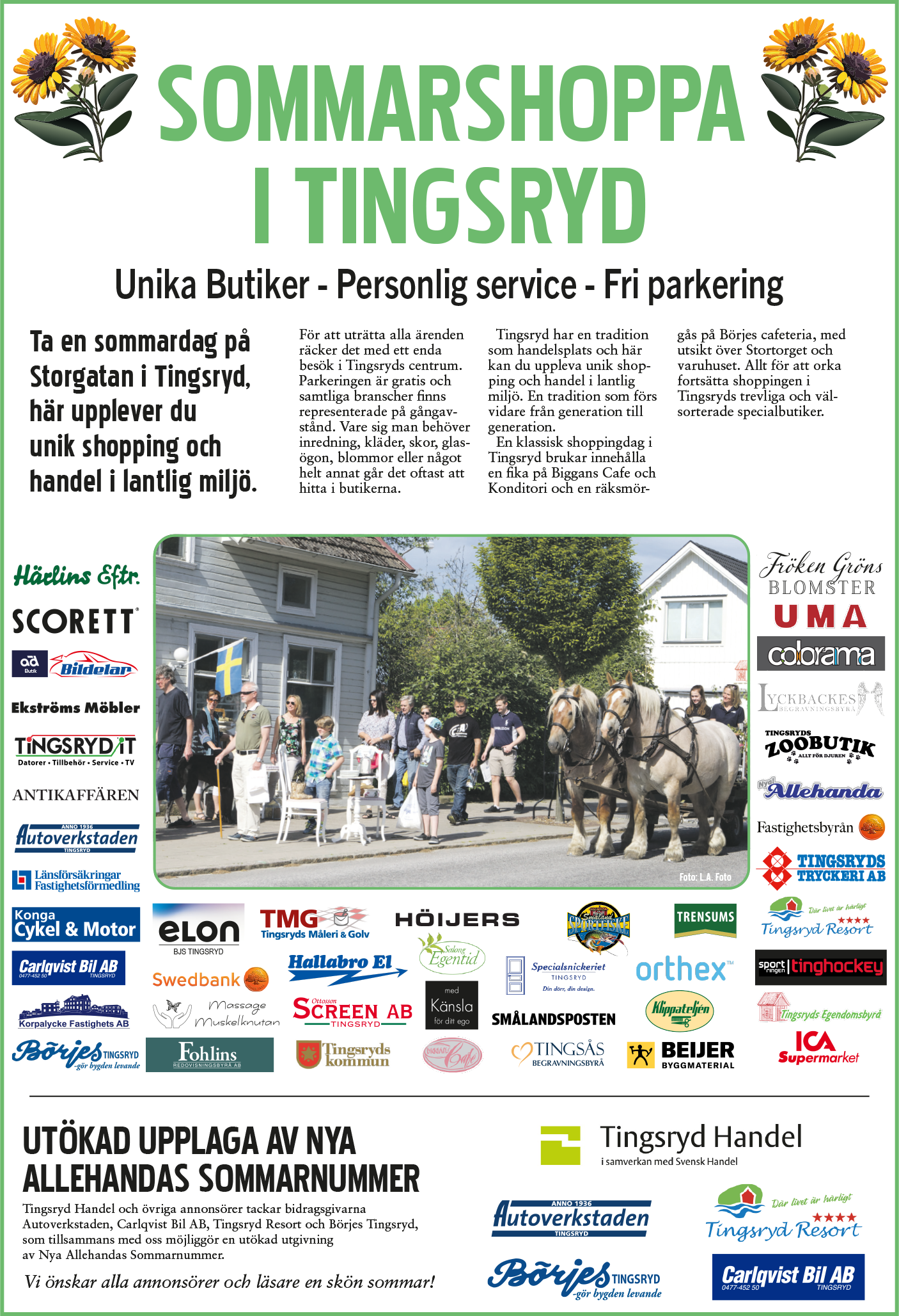 Sommarshoppa i Tingsryd 2026